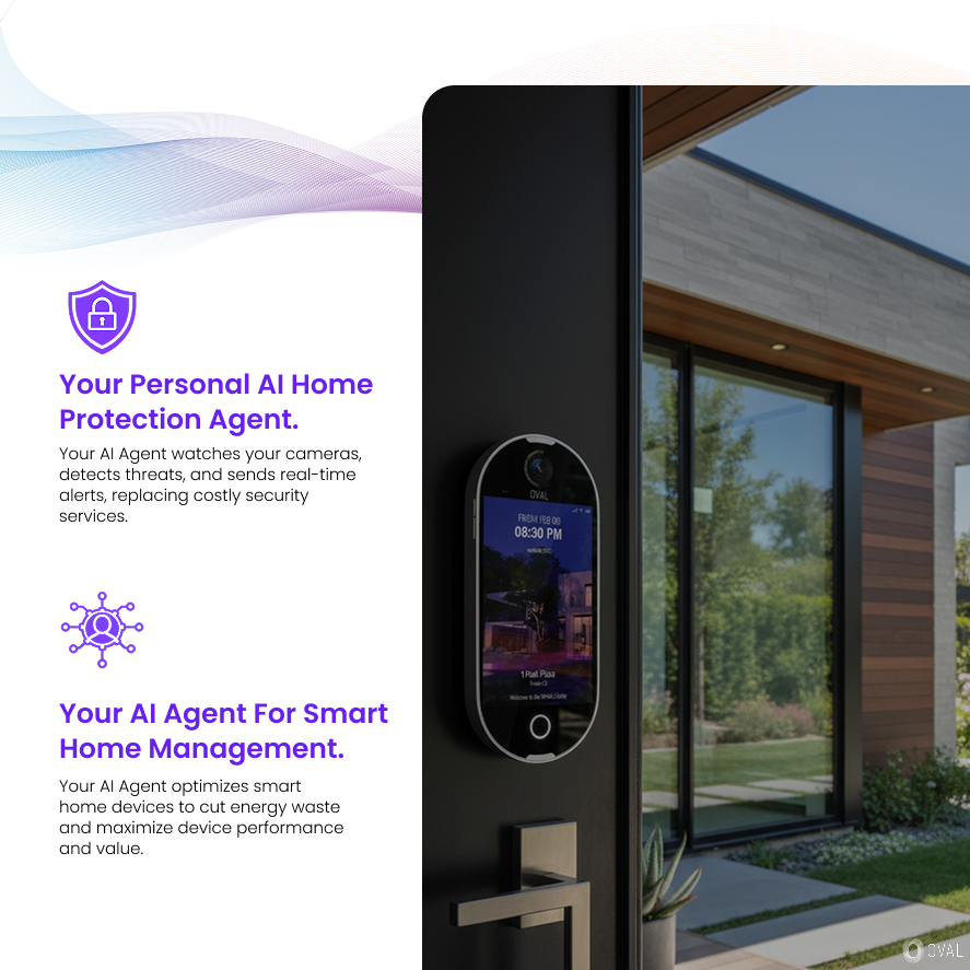 OVAL - World's First AI Hub and Security System